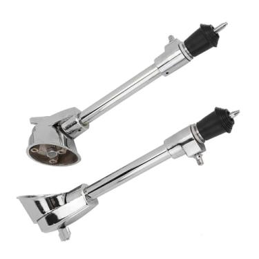 Imagem de RiToEasysports Conjunto de Pés de Tambor Premium de Perna Acessório de Percussão, Substituição de 2 Peças para Tambor Baixo, para Músicos e Bateristas, Material de Aço