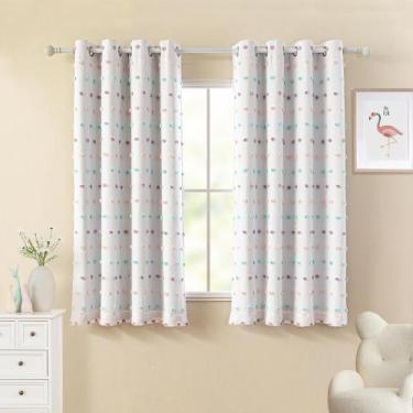 Imagem de Cortinas Blackout MYSKY HOME Total Block 132x160cm, conjunto infantil 