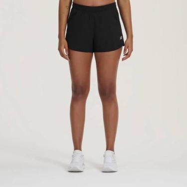 Imagem de Shorts New Balance Sport Essentials Run 3 Feminino Preto, G
