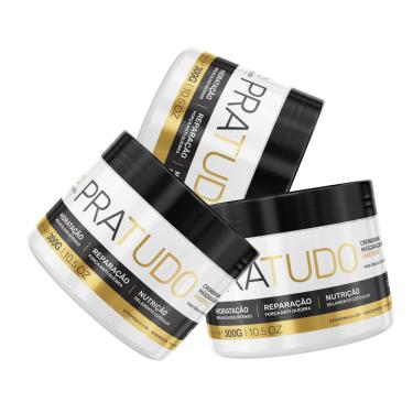 Imagem de Kit 03 Máscara Cronograma Capilar Pratudo Borabella 300g