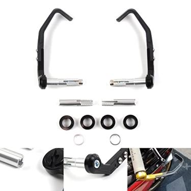 Imagem de Arashi Black 7/20.3 cm 22 mm protetores de alavanca de embreagem de freio de motocicleta, design para Racing Street, CBR600RR CBR1000RR S1000RR YZF R1 R3 R6 GSXR 600 750 1000 1300 Hayabusa Ninja 400