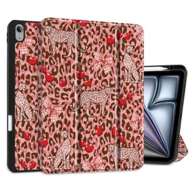 Imagem de DONGKE Capa para iPad Air de 13 polegadas M3 2025, M2 2024 - [Suporte de lápis embutido] Capa protetora à prova de choque com suporte traseiro de TPU macio para hibernar/despertar automático - laço de