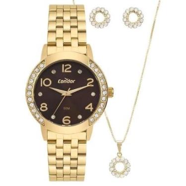 Imagem de Kit Condor Feminino Elegante Dourado - CO2035NRW/K4M-Feminino
