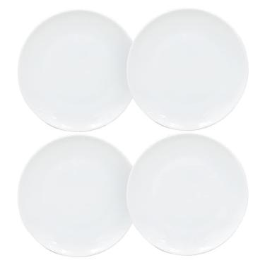 Imagem de Jogo De Pratos Sobremesa 19Cm Em Opaline 4 Peças Hauskraft