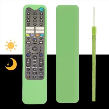 Imagem de Capa para controle remoto Sony TV, para controle remoto Sony RMF-TX621U RMF-TX520U RMF-TX500T RMF-TX621E RMF-TX520E - Verde brilhante