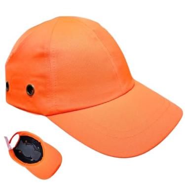 Imagem de Bone com Capacete EPI Obra Segurança Construçao Reparo Casquete Oficina Trabalho Resistente Proteçao