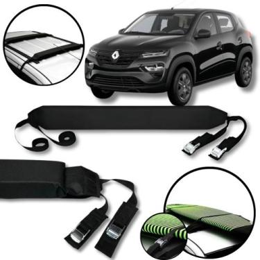 Imagem de Rack Teto Prancha Surf Carro Com Cinta Renault KWID - BR18
