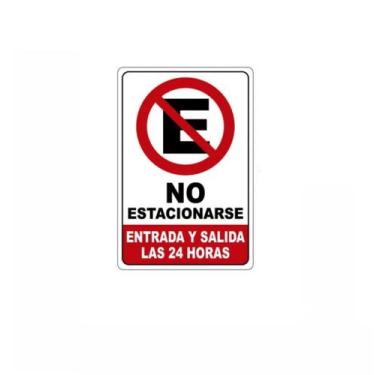 Imagem de Adesivo de vinil autoadesivo No Parking Sign 20x28cm - yiweisai