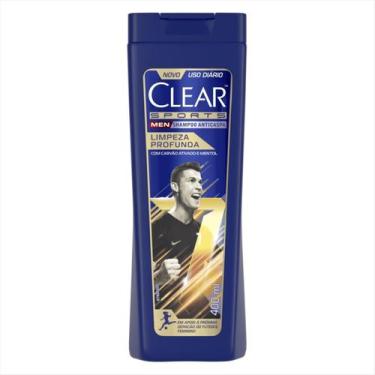 Imagem de Shampoo Anticaspa Clear Men Limpeza Profunda 400ml, 400ml