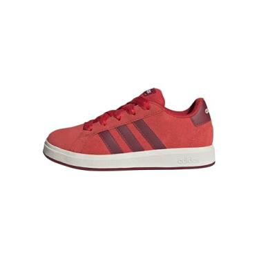 Imagem de adidas Tênis infantil unissex Grand Court 00s, branco/preto, 11.5 Little Kid