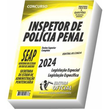 Imagem de Apostila Seap Rj Inspetor - Legislação Especial E Específica - Curso o
