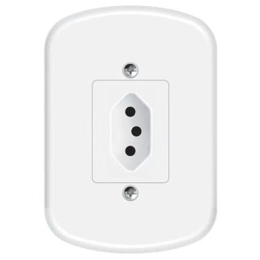 Imagem de Conjunto Fame Blanc - Tomada 2p+t 10a