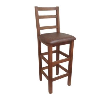 Imagem de Banquetas De Madeira 2005 Zanca Marrom