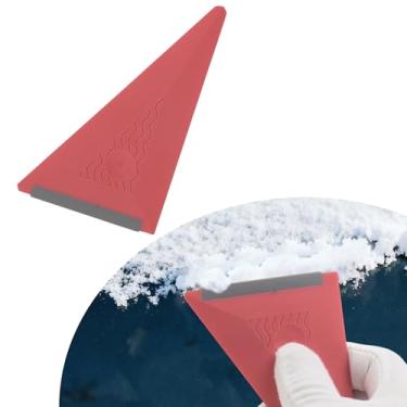 Imagem de VekAuto 1 rodo de carro para filme vermelho, 12 cm, ferramenta raspadora multifuncional para lavar, limpar papel de parede de vidro