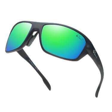 Imagem de Bevi Óculos de sol esportivos polarizados para mulheres e homens condução óculos escuros ciclismo corrida proteção UV, Verde, 2.36