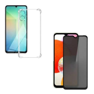 Imagem de Capa Silicone TPU + Película Fosca Privativa Para Samsung Galaxy A07 -