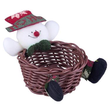 Imagem de Cesta Natal Rattan Cazza Marrom