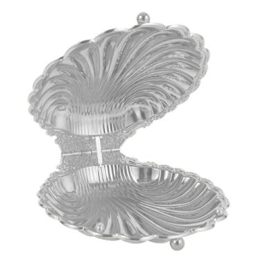 Imagem de Generic Fruteira, prato para frutas, decoração de luxo, bandeja para petiscos, bandeja multifuncional decorativa para servir em bancadas de cozinha, mesas de, Silver S