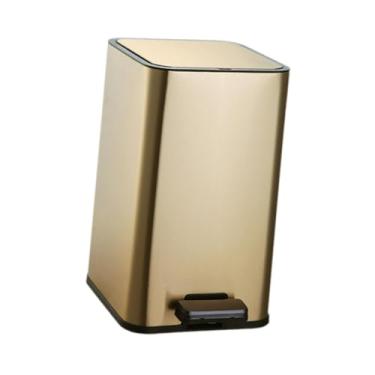 Imagem de WeiLaiKeQi Lixeira de pedal portátil para marquise, 7 litros