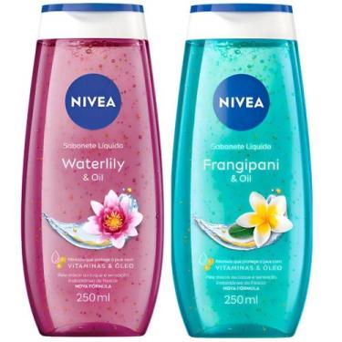 Imagem de Kit Sabonete Líquido Nívea Water Lily & Oil + Frangipani & Oil