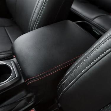 Imagem de BoxCheer Capa de console central adequada para Toyota Tacoma 2016-2023 couro anti-arranhões caixa protetor de braço tapete esponja embutida acessórios interiores