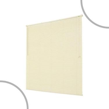 Imagem de Persiana Horizontal De Pvc Cortina Blackout 0,80x1,30m Várias Cores - 