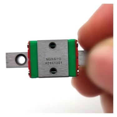 Imagem de S25HH0 Guia linear miniatura MGN5C C = 30-250 mm + 1 bloco deslizante MGN5C para impressoras 3D e câmera SLR (80 mm)