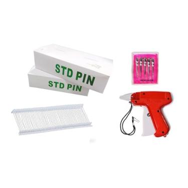 Imagem de Pistola Aplicadora Tag Pino Etiqueta Círculo + 05 Agulhas NYBC + 10000 Pinos Tag Pin 7mm – Etiquetagem Rápida e Precisa para Roupas, Calçados e Acessórios