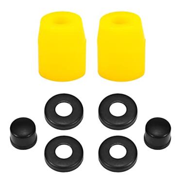 Imagem de Bushings de Skateboard Kit Reconstrução Truck Longboard com Cups Pivô e Arruelas para 2 Trucks