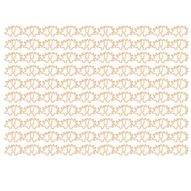 Imagem de 100 pçs clipes de papel mini bonito ouriço forma à prova de ferrugem clipes de papel de metal galvanizado para classificação de arquivo escritório escola decoração de casa
