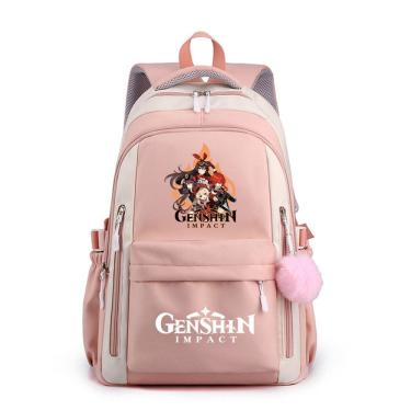 Imagem de Mochila escolar Genshins Impacts K para crianças - Nylon