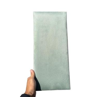 Imagem de Kit 10 Cabeceira de Cama Box Estofada Modular 45x20cm Decoração Para Quarto(VERDE MENTA,QUEEM - 8 PLACAS)