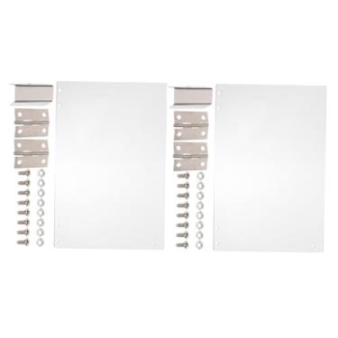 Imagem de CATIEBYE 2 peças de painel transparente para porta de máquina de pipoca comercial, peças de substituição para configurações de alto uso, segurança aprimorada aparência profissional