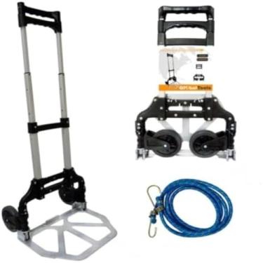 Imagem de Carrinho de Aluminio Dobravel para Carga 80Kg