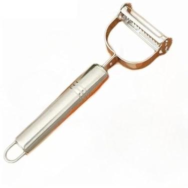 Imagem de Cortador E Ralador Profissional De Legumes, LâMinas De AçO InoxidáVel De Dupla AçãO 2 Em 1(2)