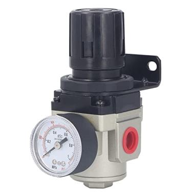 Imagem de WALFRONT Filtro Regulador de Pressão de Ar NPT3/8 Combinado Liga de Alumínio AR3000 03 Regulação do Medidor de Pressão para Compressores de Ar Comprimido