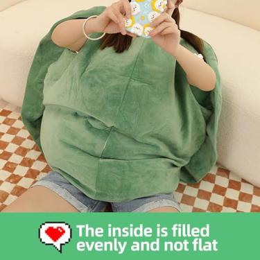 Imagem de Travesseiro de Casco Tartaruga Vestível Almofada Pelúcia Gigante Decorativo Criativo e Engraçado para Vestir Aniversário