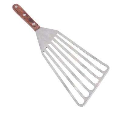 Imagem de Cryfokt Espátula de Peixe Com Design Moderno, Fácil de Limpar, Aço Inoxidável, para Reuniões Familiares (Tamanho Grande)