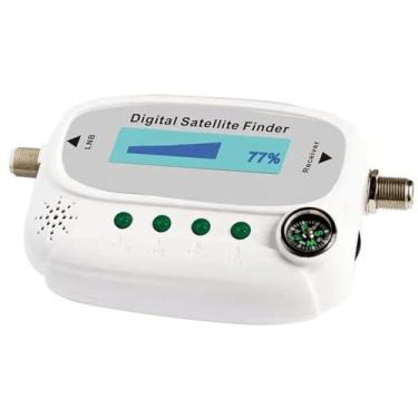 Imagem de Localizador de satélite digital portátil, medidor de busca de sinal com campainha de alarme de bússola
