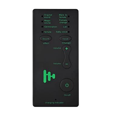 Imagem de ZEZEFUFU Portátil 7 Diferentes Vozes Mini Trocador de Voz Transmissão ao Vivo Placa de Som para Computador Celular