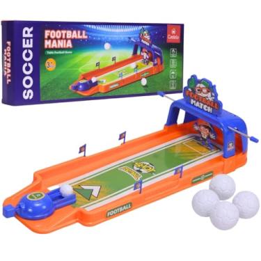 Imagem de Jogo Futebol de Mesa com Lançador Brinquedo Infantil Educativo Divertido - Castela