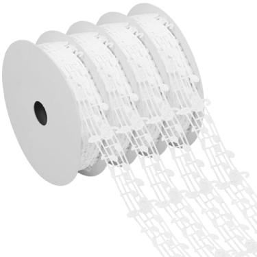 Imagem de Conjunto de fita de gorgorão para notas musicais, 4 rolos, 10 jardas, artesanato, notas musicais, acabamento decorativo de poliéster para embrulho de presente DIY, decoração de festa e mãe (branca)