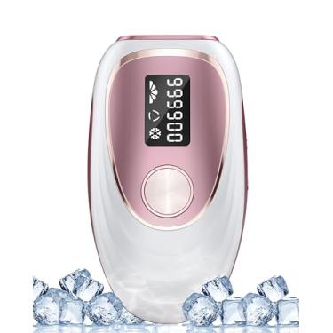 Imagem de LYSMOSKI Remoção de pelos a laser para mulheres e homens depilação IPL indolor com sistema de resfriamento de gelo 999900 Flashes IPL máquina de remoção de pelos