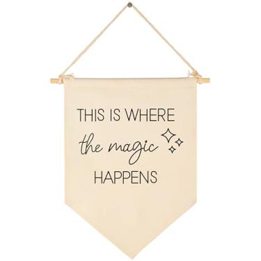 Imagem de Quarto de berçário acima do berço decoração de parede de porta de sala de jogos presente para crianças, meninas, meninos, adolescentes, crianças, bebês, chuveiro, aniversário, faixa de tela, estampas