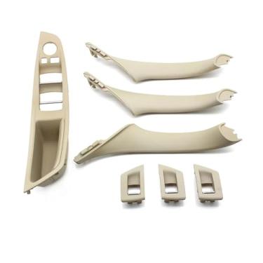 Imagem de Conjunto de maçaneta interna para porta interna de carro, apoio de braço, compatível com BMW Série 5 F10 F11 523i 525i 528i 530i LHD RHD(LHD Oyster)