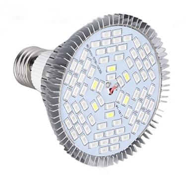 Imagem de GLOGLOW Lâmpada Led para Cultivo, Baixo Consumo de Energia, Espectro Completo, Luz de Crescimento de Plantas, 80w para Jardinagem Interna e Hidroponia (50W, 78 contas)