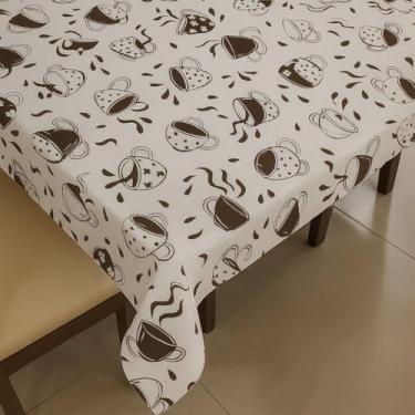 Imagem de Toalha de Mesa OXFORD Super ELEGANCIA 4,6 e 8 LUGARES(CAPUCCINO,8 LUGARES 1,40x2,50)