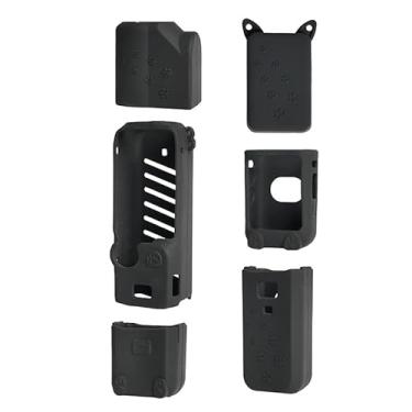 Imagem de LKTOP Osmo Pocket 3 Capa protetora de silicone para DJI, protetor de tela de lente macia, resistente a arranhões, compatível com acessórios DJI Osmo Pocket 3 Creator Combo/Xtra Muse (preto)