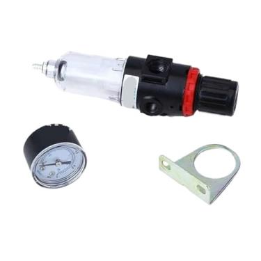 Imagem de 2 peças, válvula redutora de pressão de filtro de ar pneumático de porta de 1/10.2 cm com manômetro modelo AFR-2000