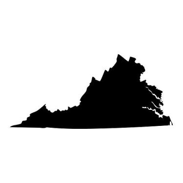 Imagem de Adesivo Virginia Old Dominion Cavalier State Pride - Decalque de vinil preto de 12,7 cm para carros, laptops